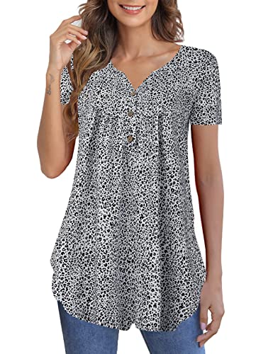 Leopard Print-short Sleeve