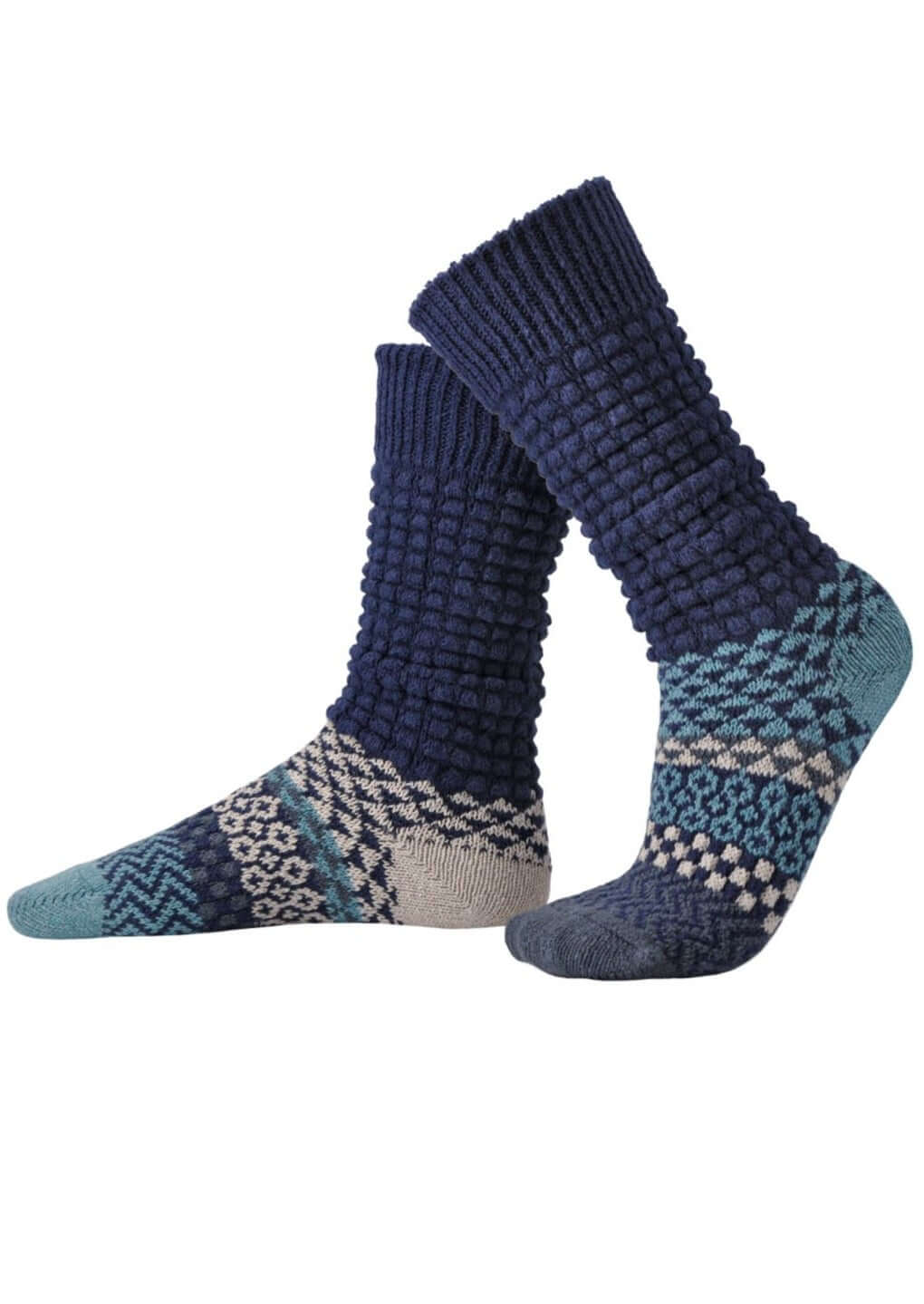 CERULEAN Knitted Fusion Slouch Socks - Made in USA - Cozy & Stylish Winter Socks for Women - Perfect for Home, Office & Casual Wear