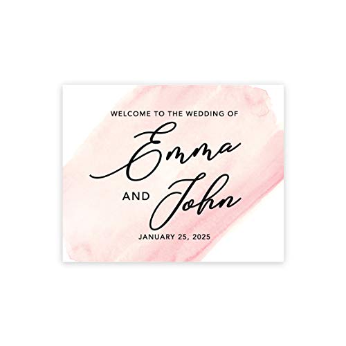 Welcome to the Wedding Watercolor