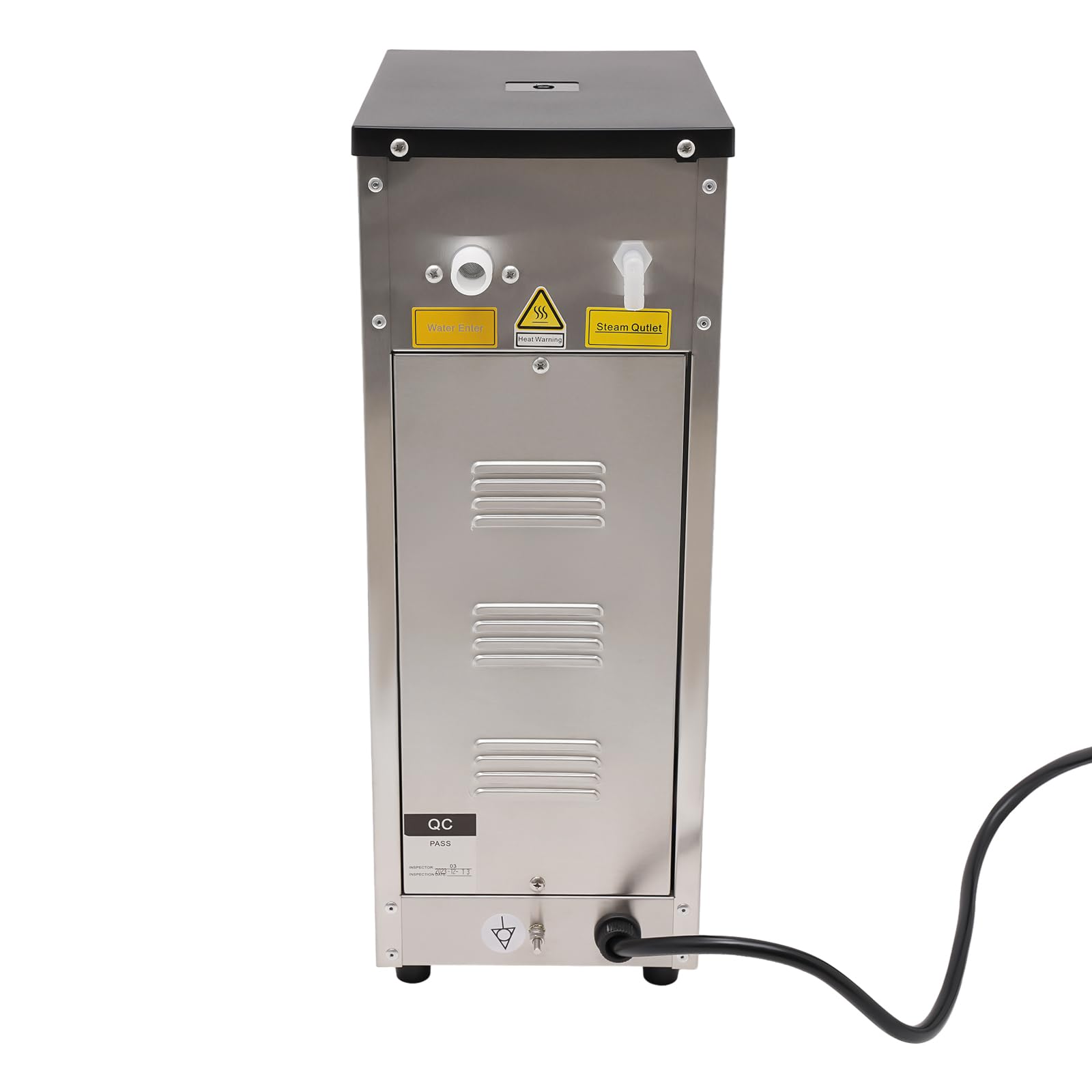 DYNAMI 10L (2.64gal) Commercial Hot Water Dispenser 2500W - 304 Stainless Steel Electric Water Boiler with Intelligent Step Heating - Perfect for Tea, Coffee, Restaurants, Cafes & Office Use (Silver)