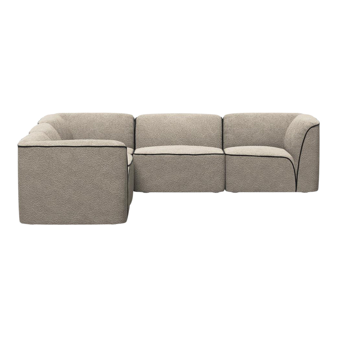 Flora Pre-Configured 3-Piece Sofa Set - Perfect for Living Room, Lounge & Family Gatherings