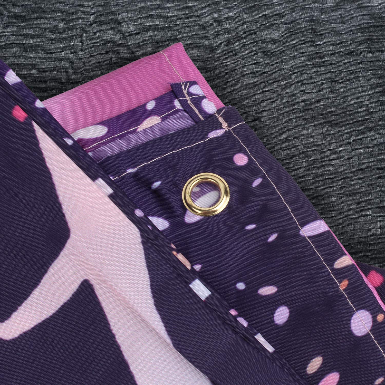 Happy Birthday Banner Backdrop - Pink Purple Gold 4x6ft Party Decor for Girls & Women - Perfect for Birthday Celebrations, Baby Showers & Special Events