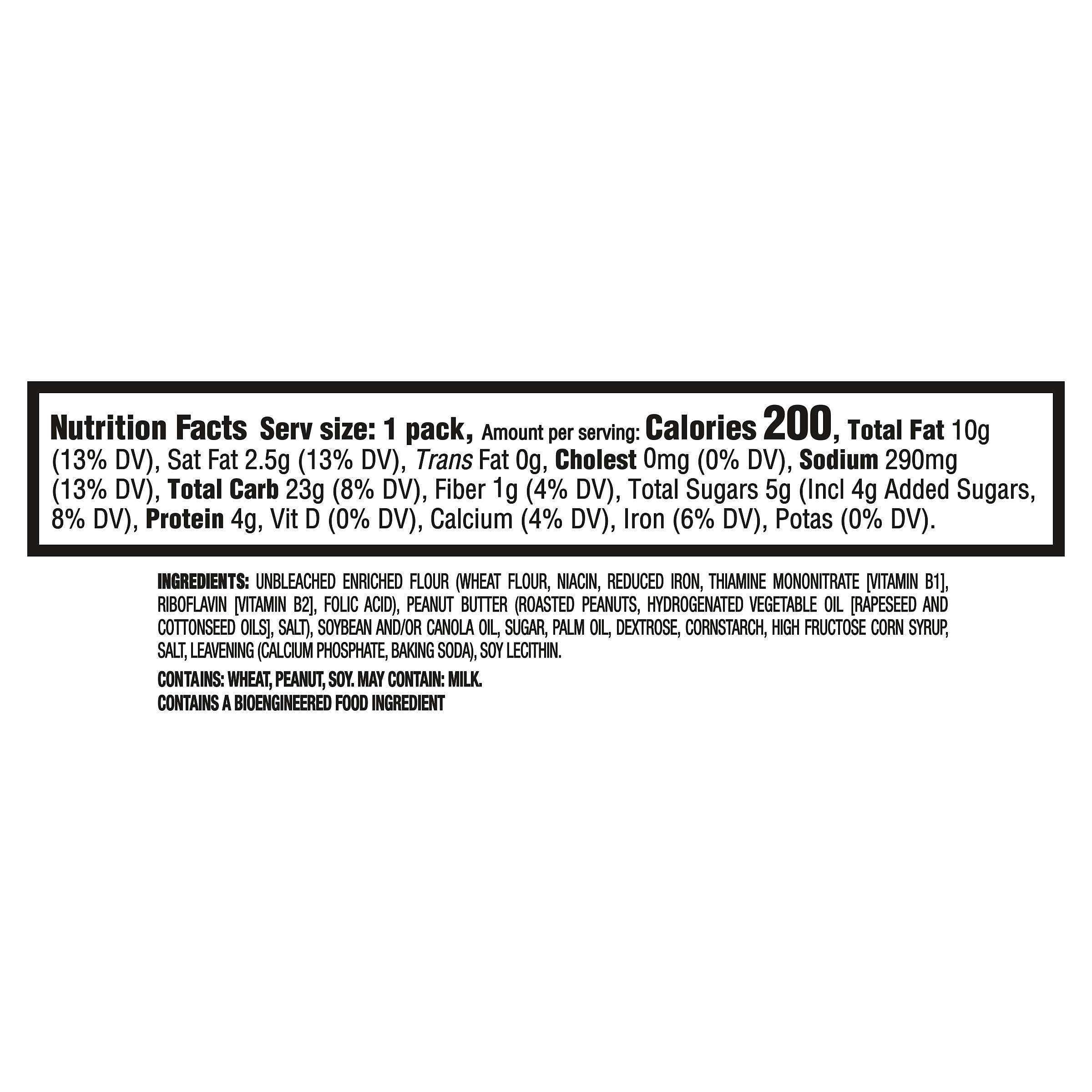 RITZ Peanut Butter Sandwich Crackers - 8 Individual Snack Packs (48 Crackers Total) - Perfect for Lunch Boxes, School Snacks, Office Breaks & On-the-Go Healthy Treats