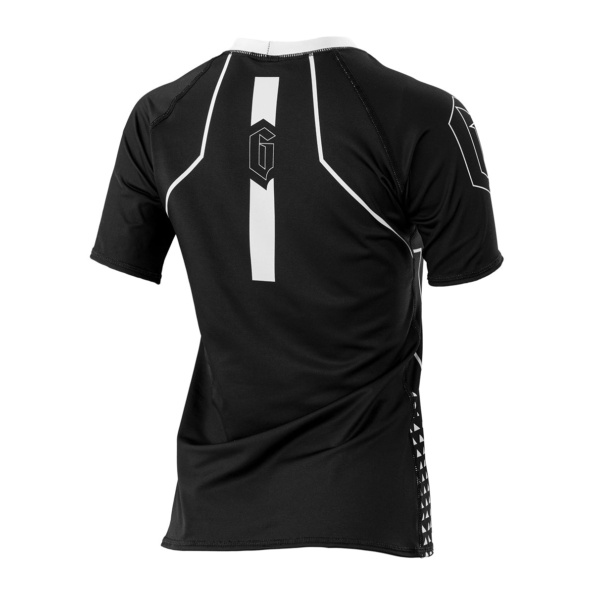 Gameness Women's Short Sleeve Pro Ranked Rash Guard - BJJ MMA Training Top for Grappling, No-Gi & Competition - Moisture Wicking & UV Protection