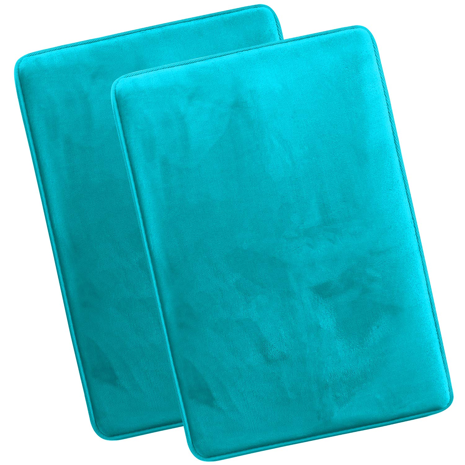 Clara Clark Memory Foam Bath Mat Set of 2 - Ultra Soft Non-Slip Bathroom Rug, Super Absorbent & Fast Drying - Machine Washable 20