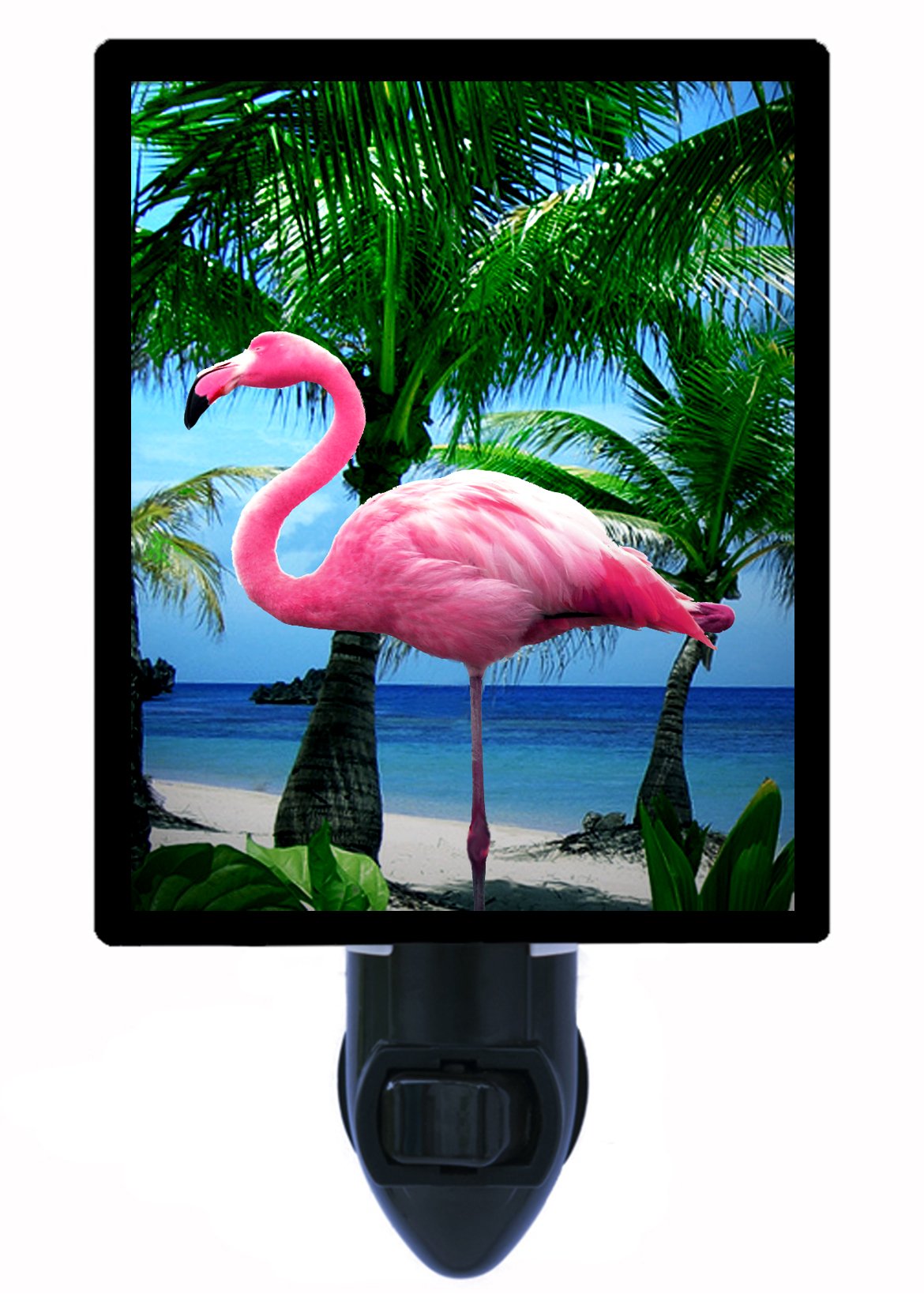 Flamingo LED Night Light - Tropical Themed Dimmable Night Lamp for Kids & Adults - Perfect for Bedroom, Nursery, Bathroom & Home Decor