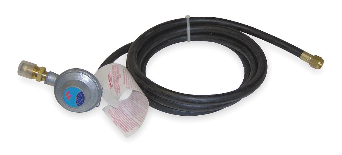 High-Quality Hose and Regulator Assembly for Gas, Air & Water - Durable & Leak-Proof for Home, Workshop & Industrial Use