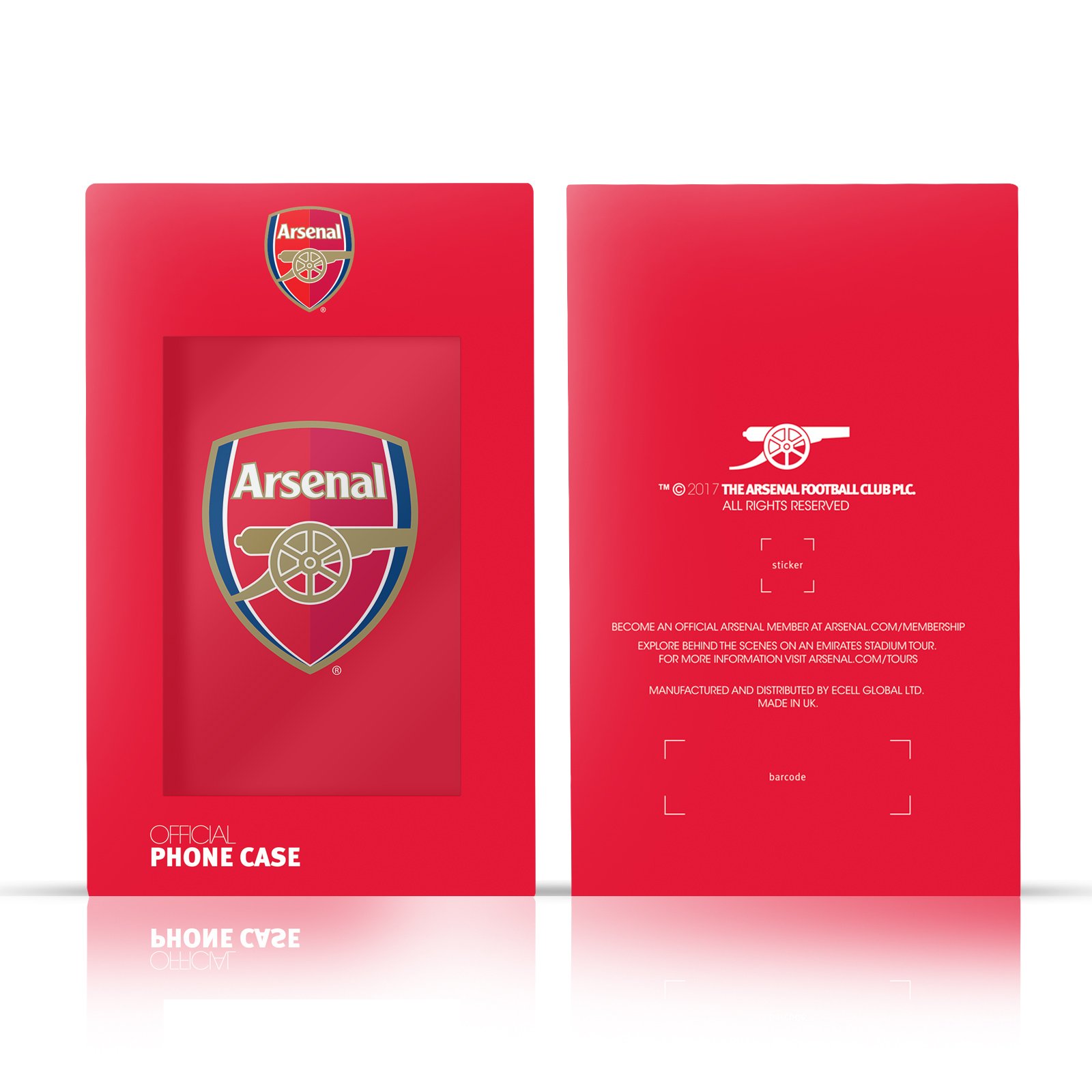 Officially Licensed Arsenal FC Samsung Galaxy A12 Case - Geometric Blue Crest & Gunners Logo Soft Gel Cover | Durable Protection for Everyday Use