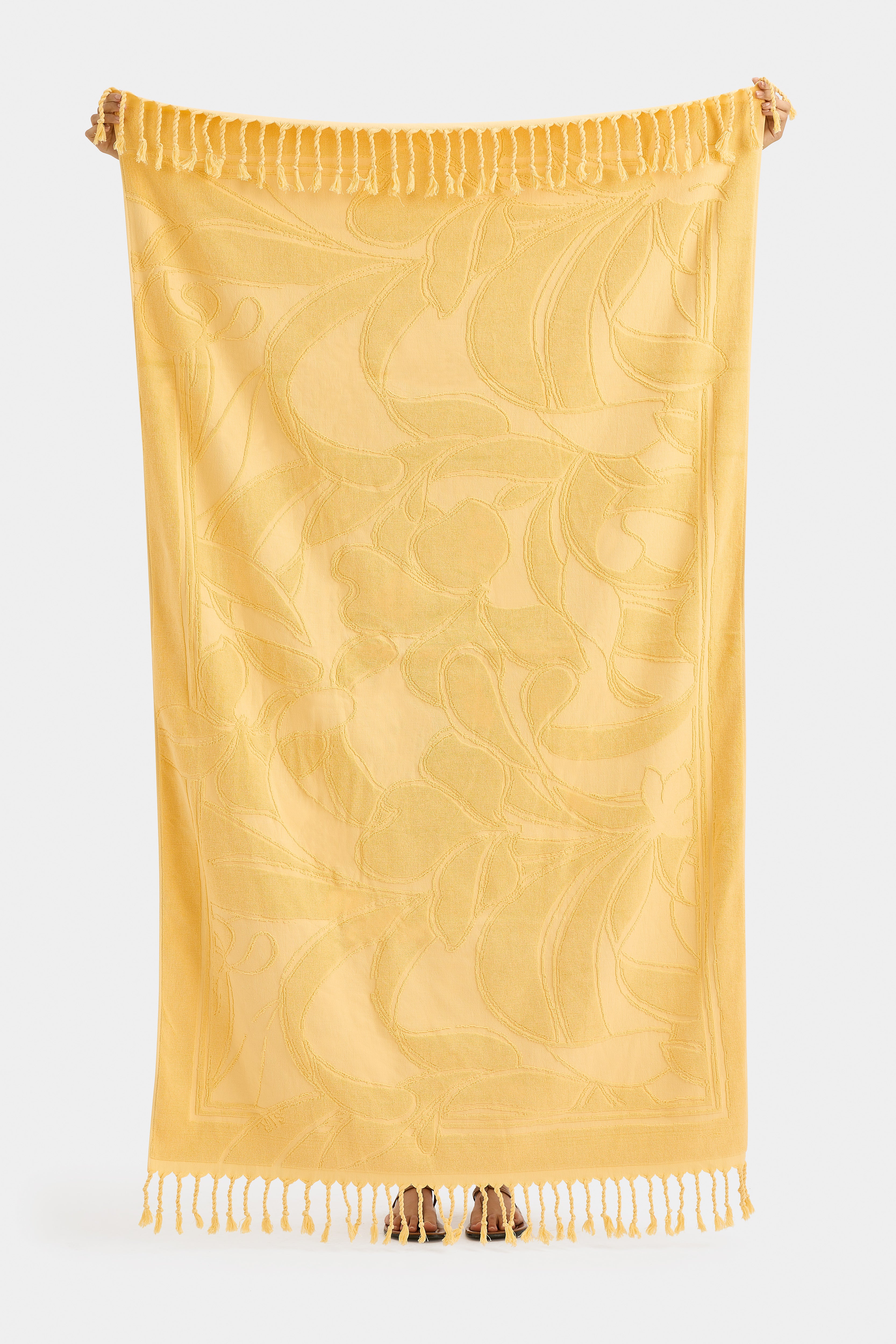 Premium Lemon Terry Bath Towel Set - Soft & Absorbent for Spa, Beach & Gym - Thiago Luxury Towels