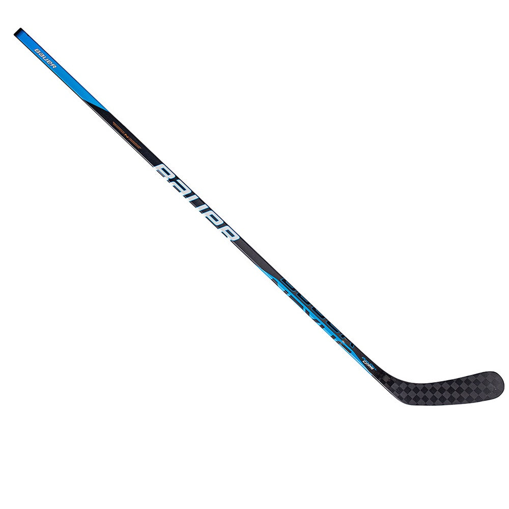 Bauer Nexus E4 Griptac Intermediate Ice Hockey Stick - Lightweight Carbon Fiber Hockey Stick for Youth & Adult Players - Perfect for Ice Rink Games & Practice Sessions