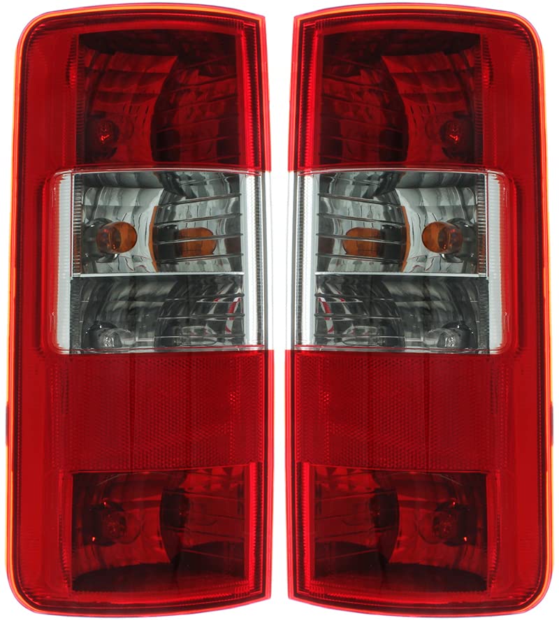 Ford Transit Connect Tail Lights Lamps Set (2010-2013) - Driver & Passenger Side Replacement - Perfect for Auto Repair, Restoration & Customization Projects