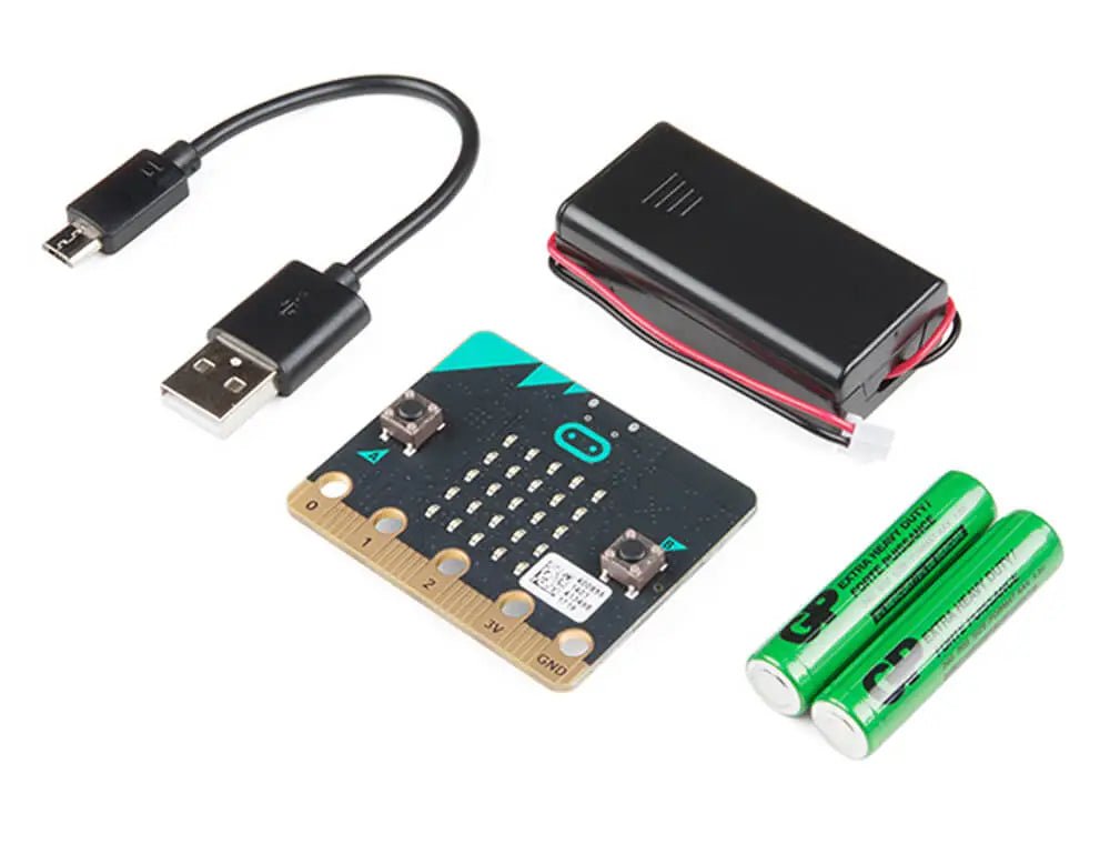 Micro Bit V2 Go - Programmable STEM Learning Board for Kids | Coding, Electronics & Robotics Projects | Perfect for Classroom & Home Education