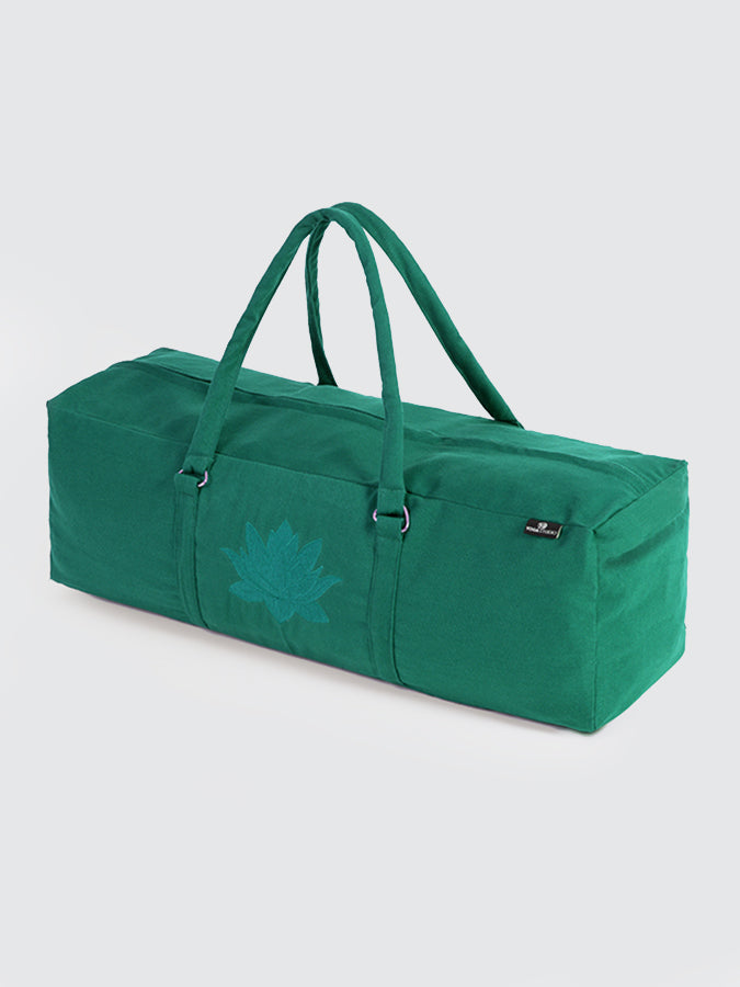 GOTS Certified Organic Cotton Yoga Bag - Eco-Friendly Yoga Equipment Storage for Studio & Travel - Perfect for Yoga Mats, Blocks, and Accessories