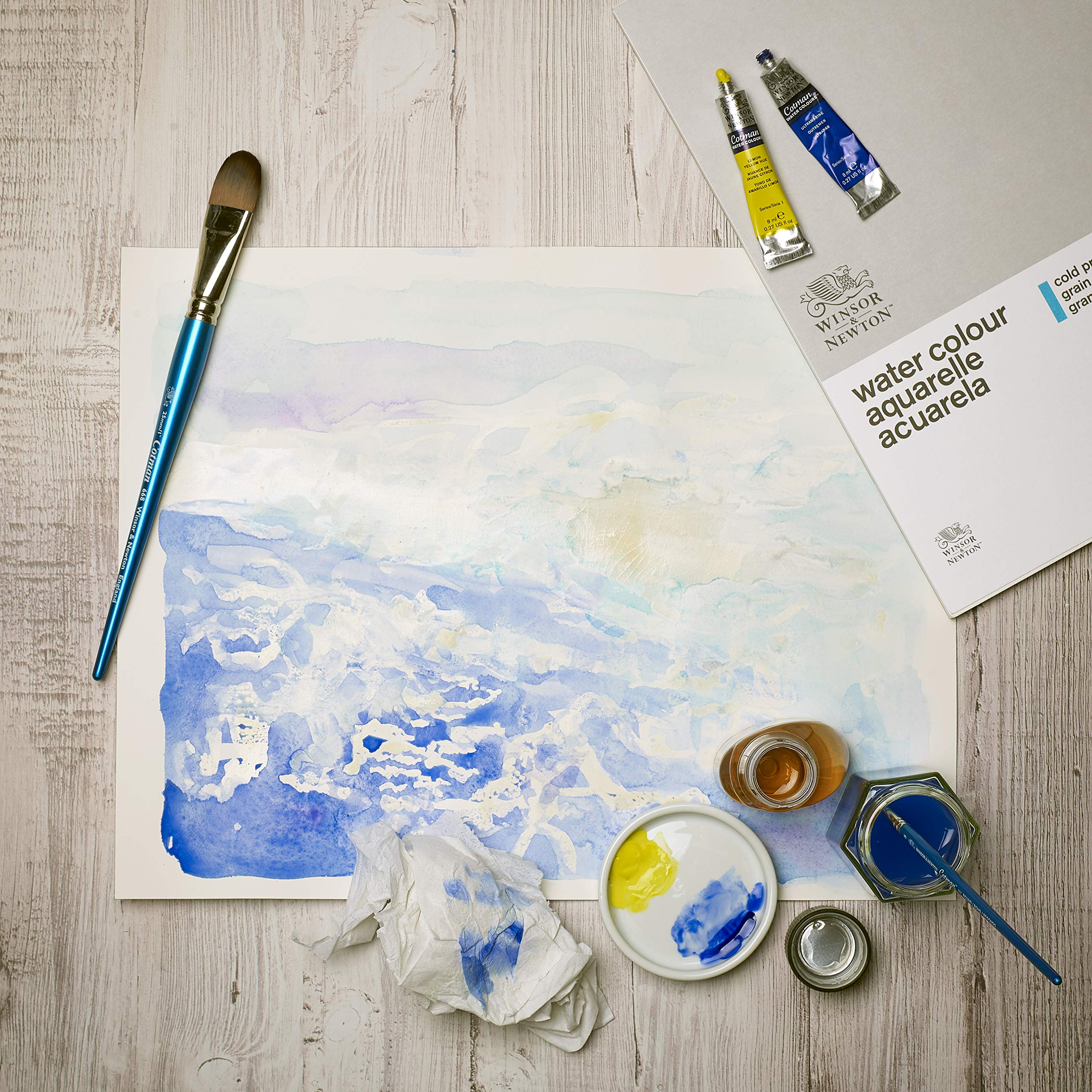 Winsor & Newton Cotman Watercolor Paint Tube - 21ml (0.71 oz) Chinese White | Professional Artist Grade Watercolors for Painting, Sketching & DIY Art Projects