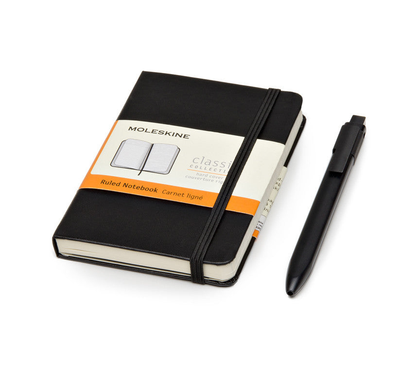 Premium Moleskine Notebook Bundle with Roller Pen & Hard Cover - Perfect for Journaling, Note Taking, and Gift Giving