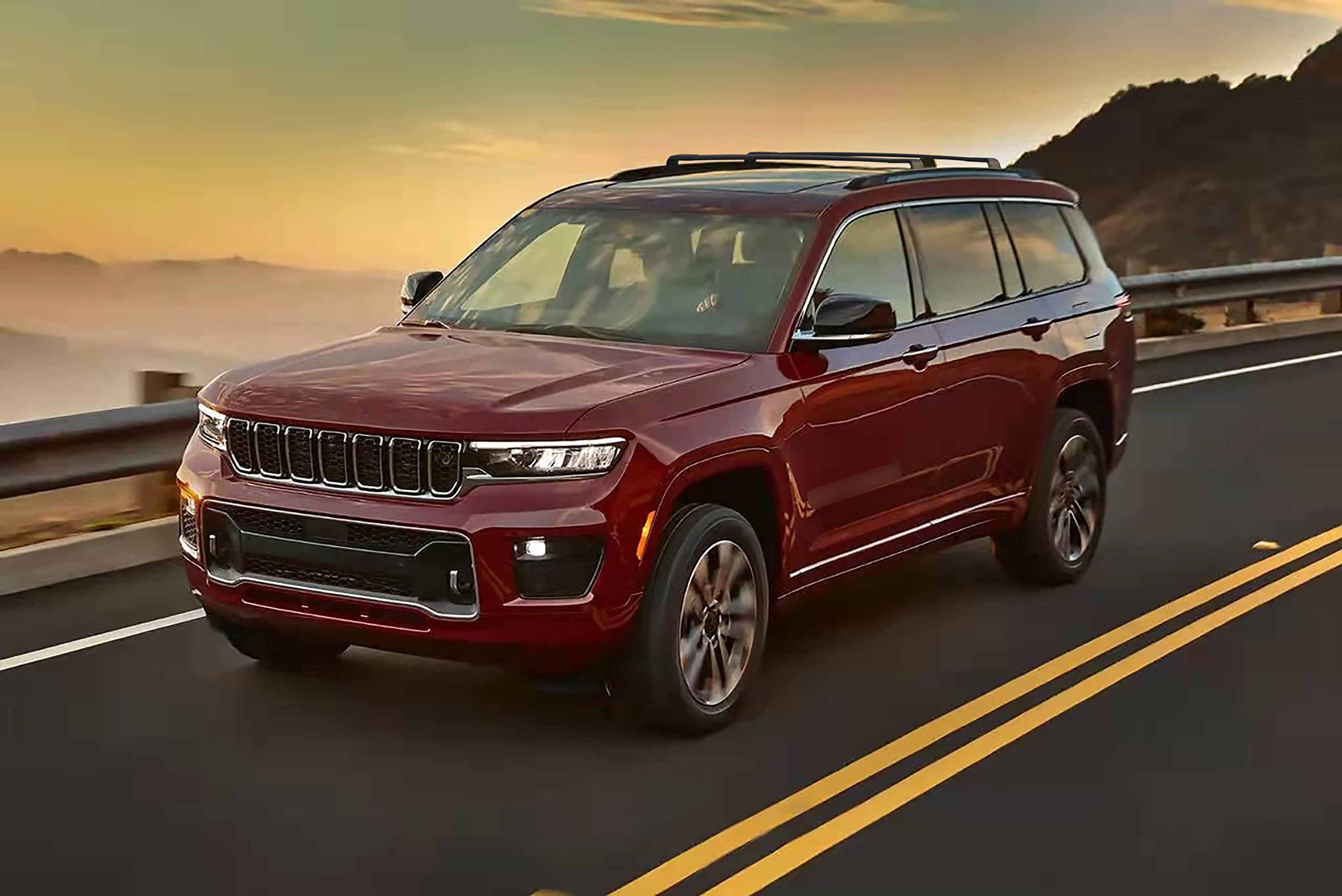 Jeep Grand Cherokee L (2021-2025) & Grand Cherokee (2022-2025) Roof Rack Cross Bars - Heavy Duty Cargo Carrier Accessories for Outdoor Adventures, Camping & Road Trips