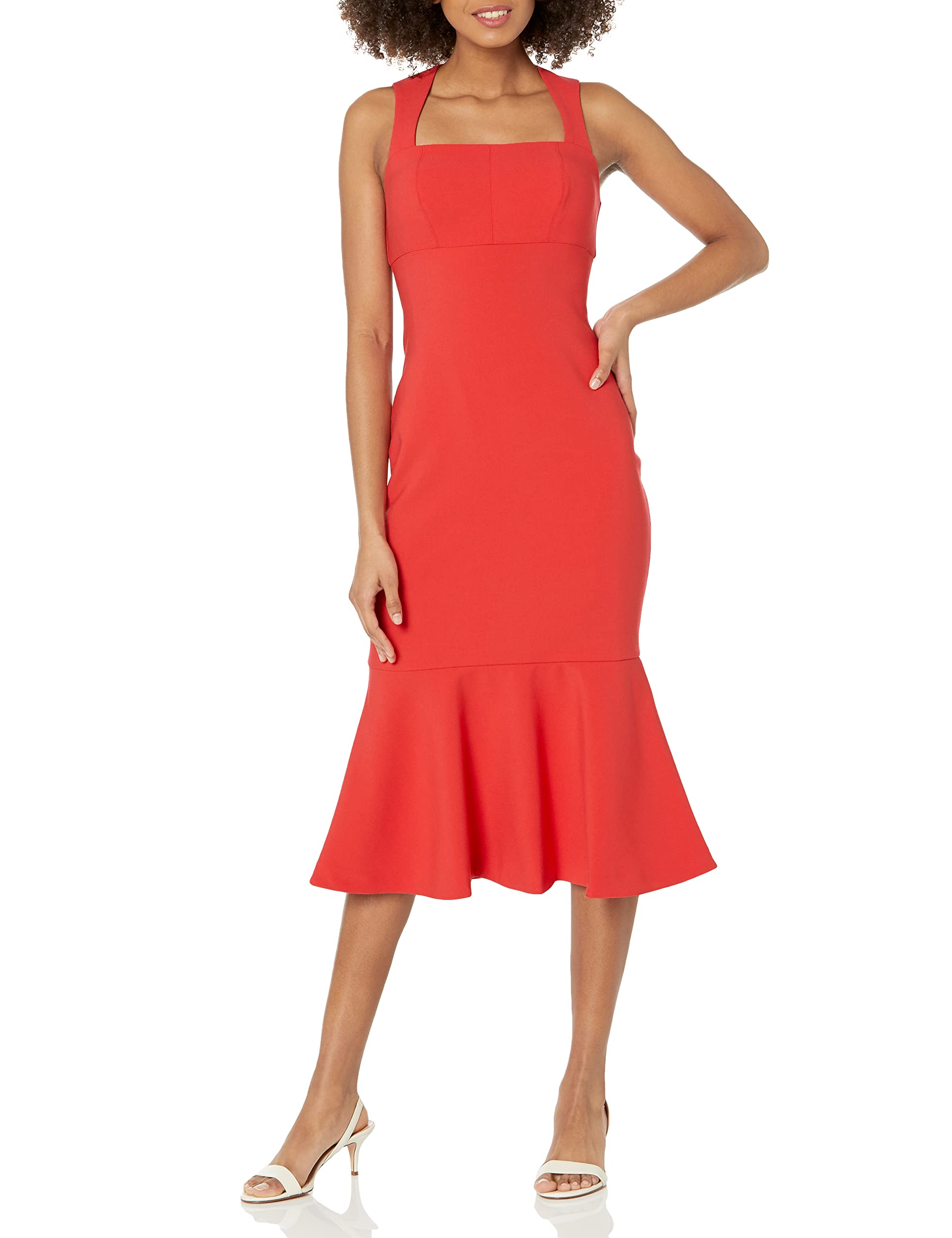 LIKELY Women's Abella Dress - Elegant Flowy Midi Dress with Floral Print for Casual Wear, Date Night & Summer Outfits | Comfortable & Stylish Women's Fashion