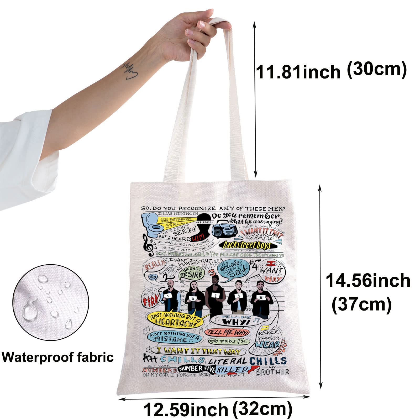 Brooklyn Comedy TV Show Tote Bag - Jack Fans Gift - 'I Want It That Way' Inspired Shoulder Bag for Women & Girls | Perfect for Comedy Shows, Fan Meetups & Daily Use