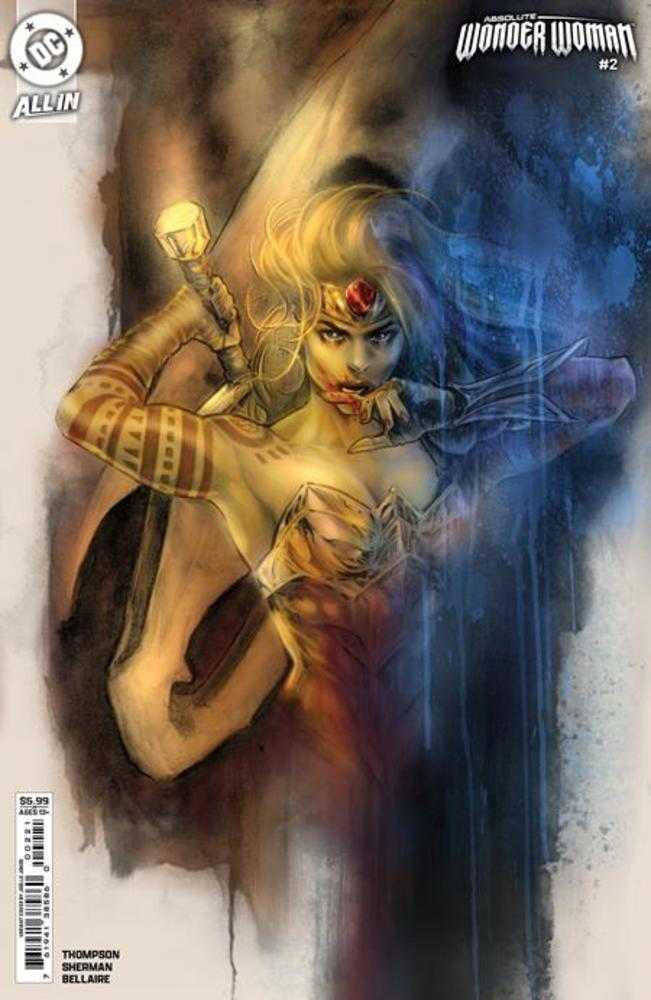 Absolute Wonder Woman #2 Cover B Joelle Jones Card Stock Variant - Limited Edition Comic Book for Collectors, Fans & Gifts | Perfect for Display, Reading & Comic Conventions