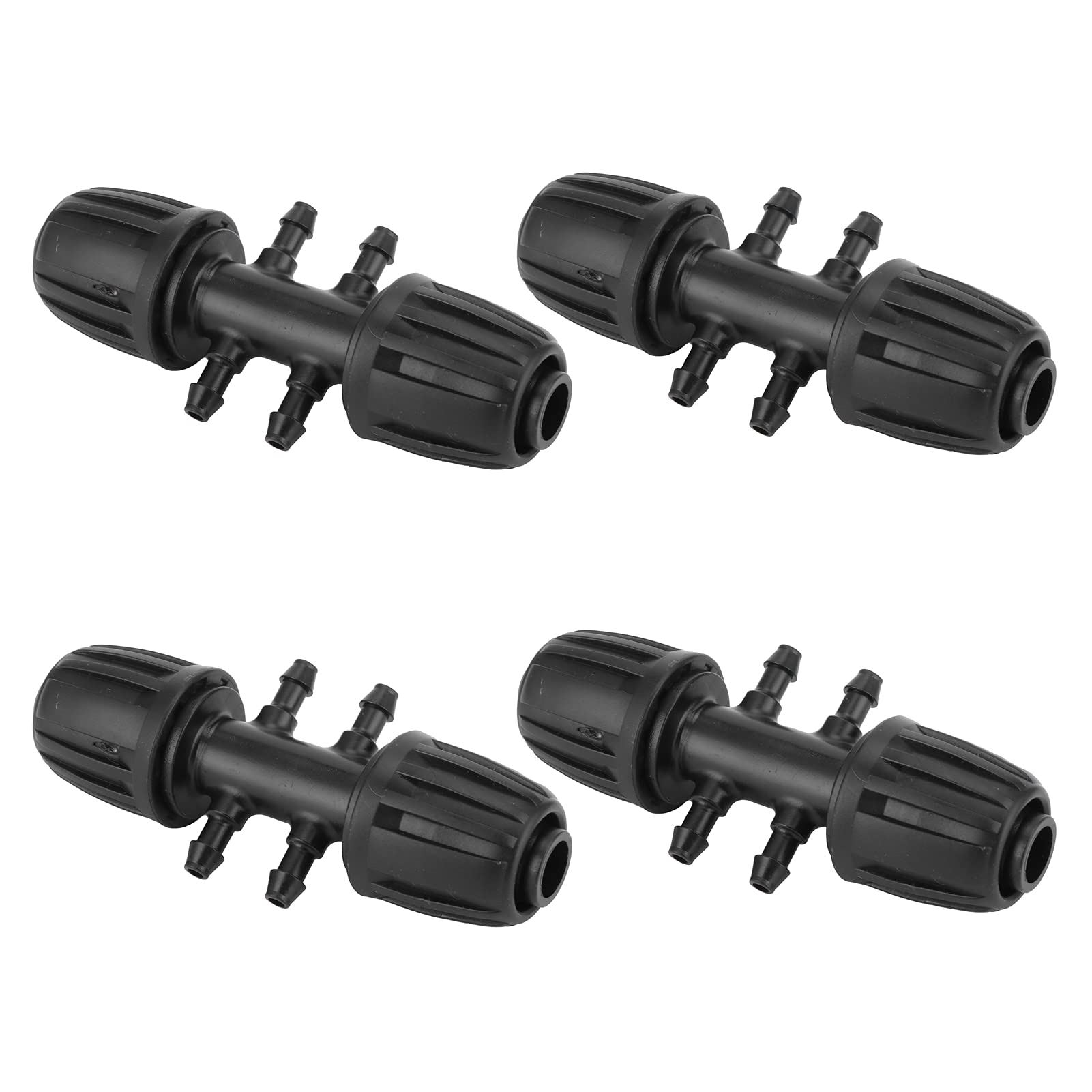 10Pcs 16mm Barbed Tube Connector - Durable Garden Irrigation Fittings for Greenhouse, Farm & Home Gardening | Perfect for Drip Systems, Sprinklers & Watering Solutions