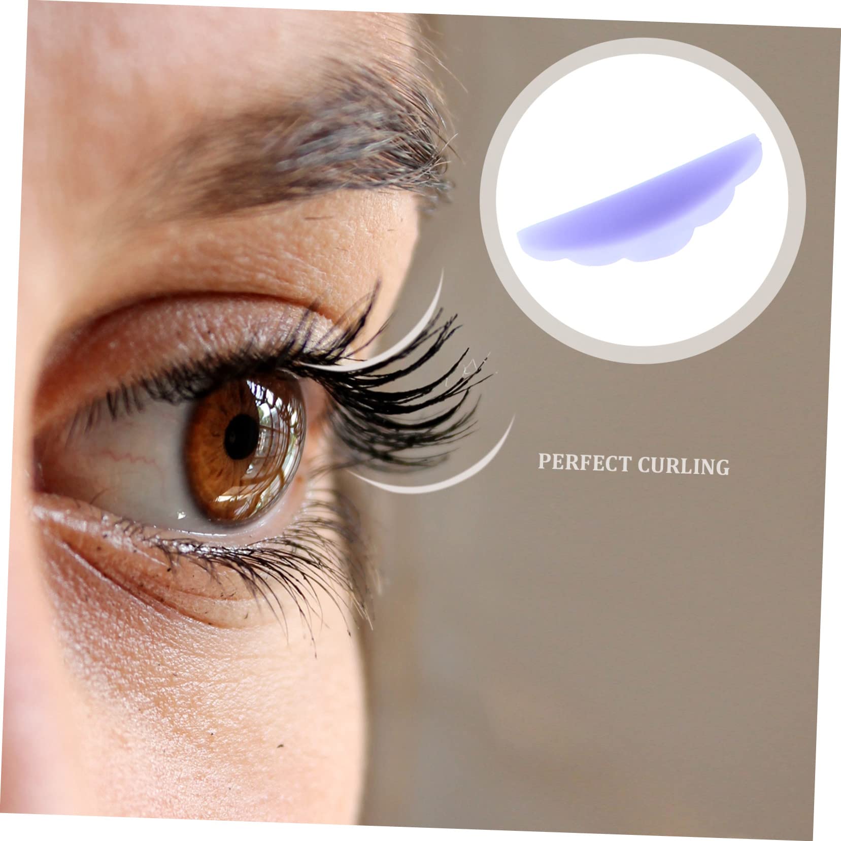 Minkissy 3 Sets Reusable Eyelash Perm Pads - Silicone Lash Grafting Gasket & Perming Curler - 20 Pairs x 3 Pack - Perfect for Salon, Home Lash Extensions & DIY Eyelash Perming