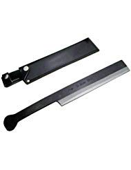 Premium 180mm (7.1 Inch) Aogami Steel Hatchet for Bamboo Chopping - Double Bevel Blade with Protective Case - Ideal for Camping, Bushcraft & Outdoor Survival