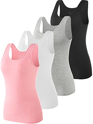4 Pack - Black/Gray/White/Pink