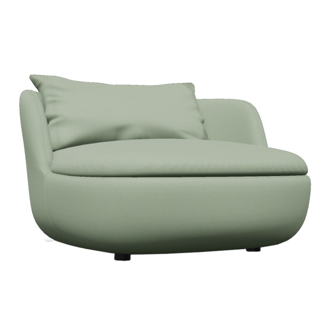 Bart Canapé Armchair - Modern Lounge Chair for Living Room, Bedroom & Office - Comfortable Upholstered Accent Chair with Wooden Legs - Perfect for Relaxing, Reading & Decorating