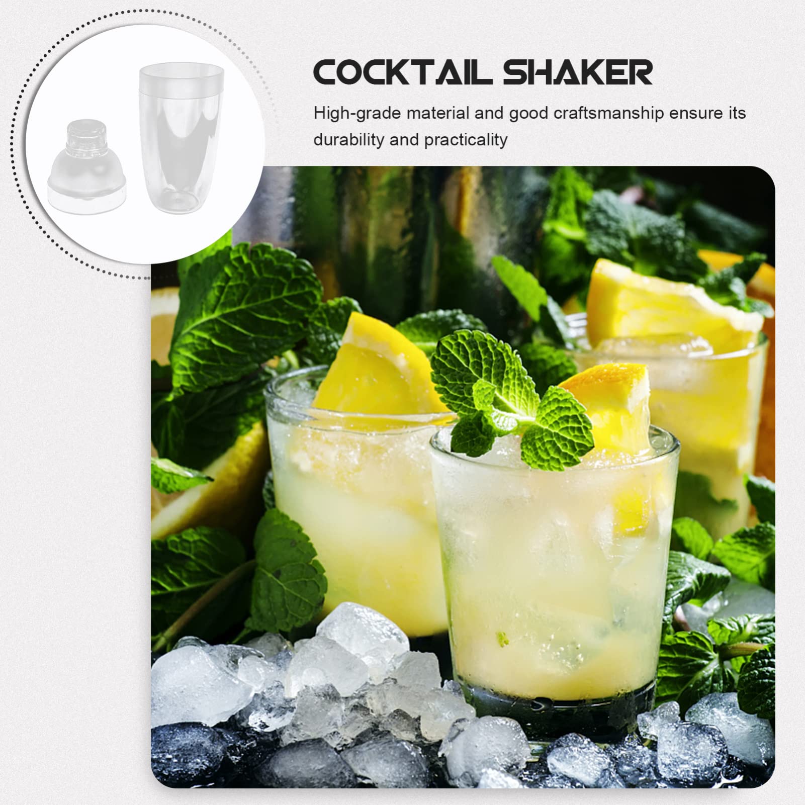 Premium 700ml Cocktail Shaker Set - Multi-Functional Bar Tool for Mixing Cocktails, Milk Tea & Smoothies - Perfect for Home Bars, Parties & Professional Bartenders