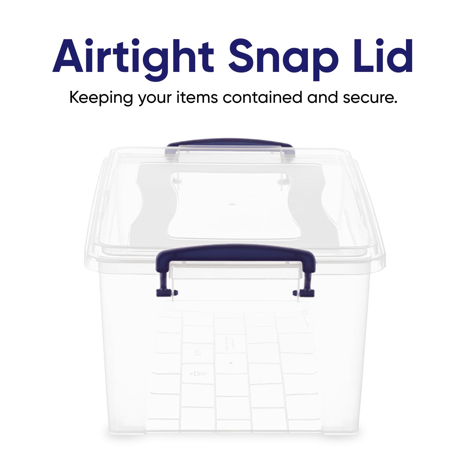 Superior Clear Plastic Storage Boxes with Lids - 12 Pack Stackable Organizer Bins (9.5 Quart) | BPA Free, Non-Toxic & Odorless | Perfect for Home Organization, Office Supplies, School & Dorm Room Storage | Ideal for Closet, Pantry, Toy & Craft Organization