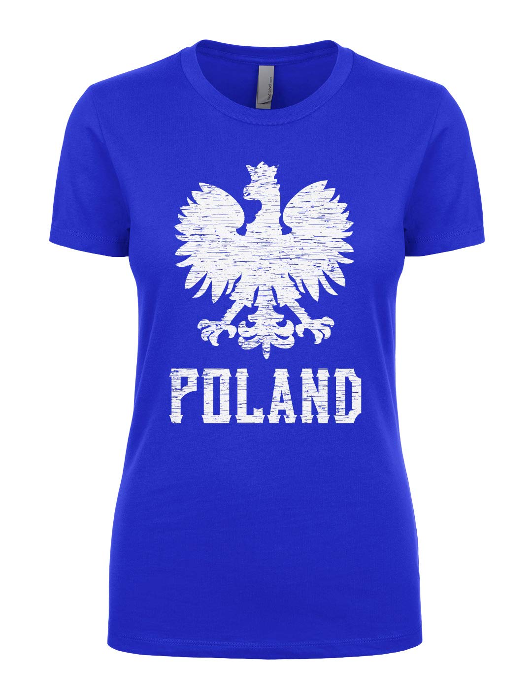 Women's Poland White Eagle Polish Pride Polska Juniors T-Shirt | Vintage Retro Graphic Tee | Perfect for Polish Heritage Events, Cultural Celebrations & Casual Wear