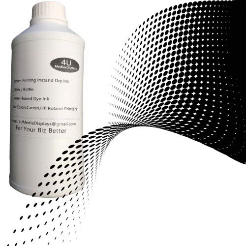 UV Blocking Black-Out Ink Refill - 1 Liter Bottle for Screen Printing Film | Perfect for DIY T-Shirt Printing & Sign Making