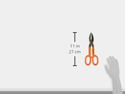 Cal Hawk Tools CPLTS10 10-Inch Heavy Duty Aviation Tin Snips - Premium Metal Cutting Shears for HVAC, Roofing & DIY Projects