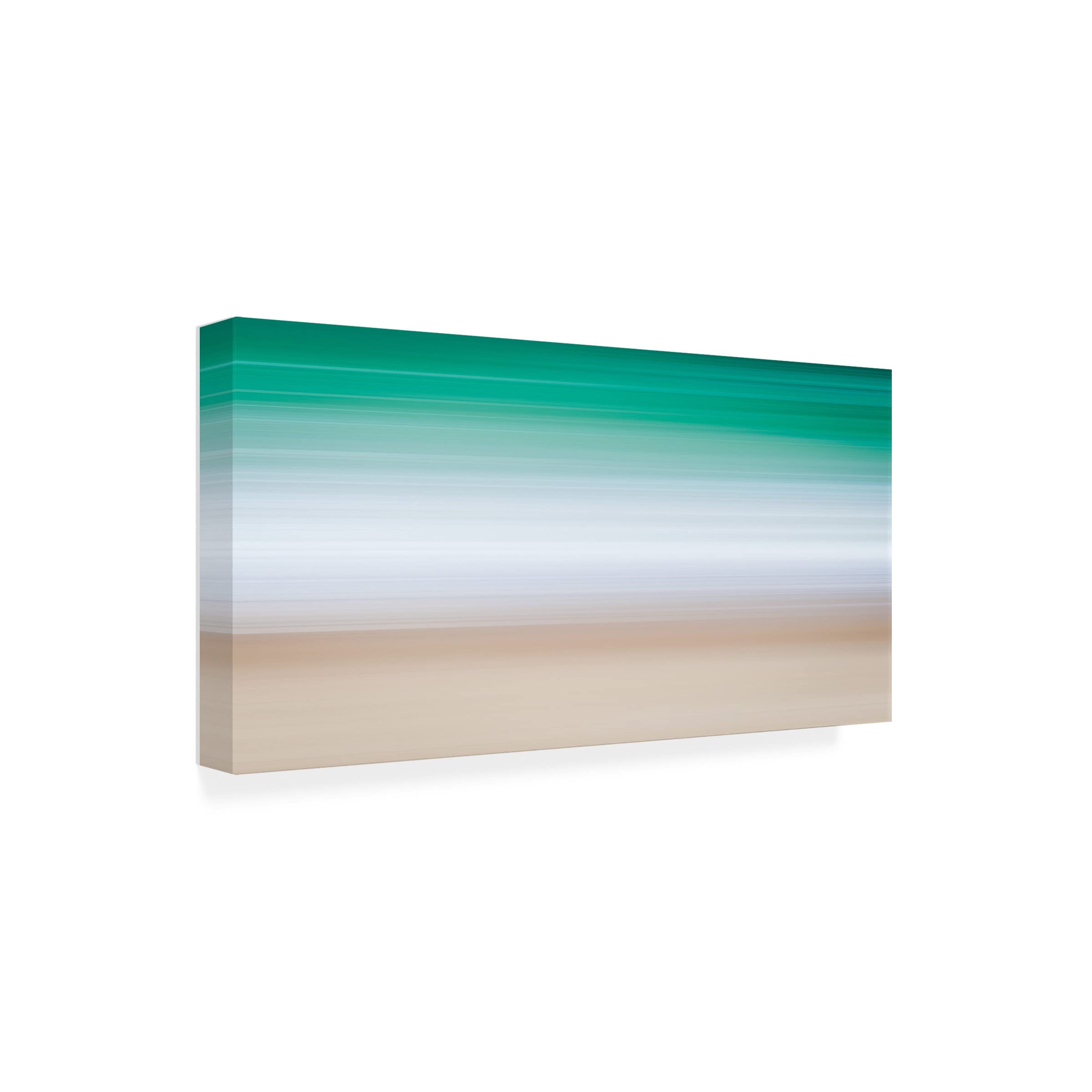 Trademark Fine Art 'Seaside Abstractions 12' by Beata Czyżowska - Stunning Abstract Ocean Canvas Wall Art for Living Room, Bedroom & Office Decor