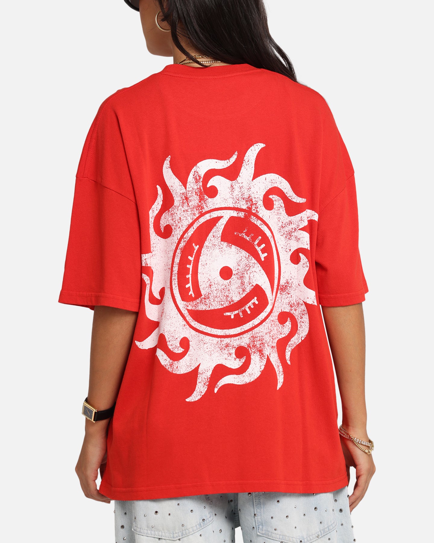 Naruto Chibi Itachi Vintage Anime T-Shirt - Red Cotton Graphic Tee for Men & Women - Perfect for Cosplay, Anime Conventions & Casual Wear