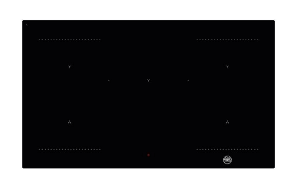 Bertazzoni P885IC2G5NE 88cm Induction Cooktop - 5 Zone Built-in Electric Stove with Touch Control for Modern Kitchen Cooking