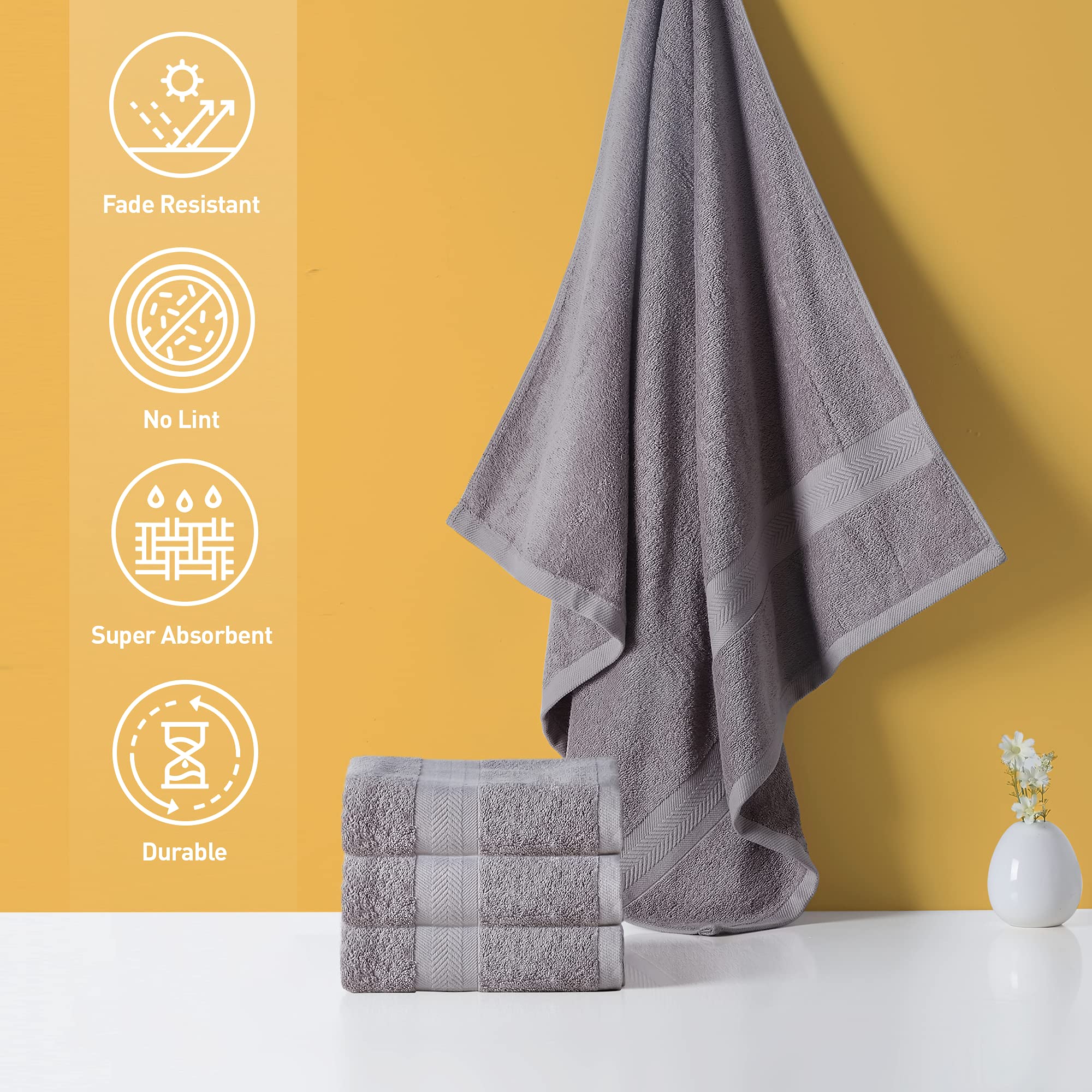 Premium Organic Cotton Bath Towel Set - 27