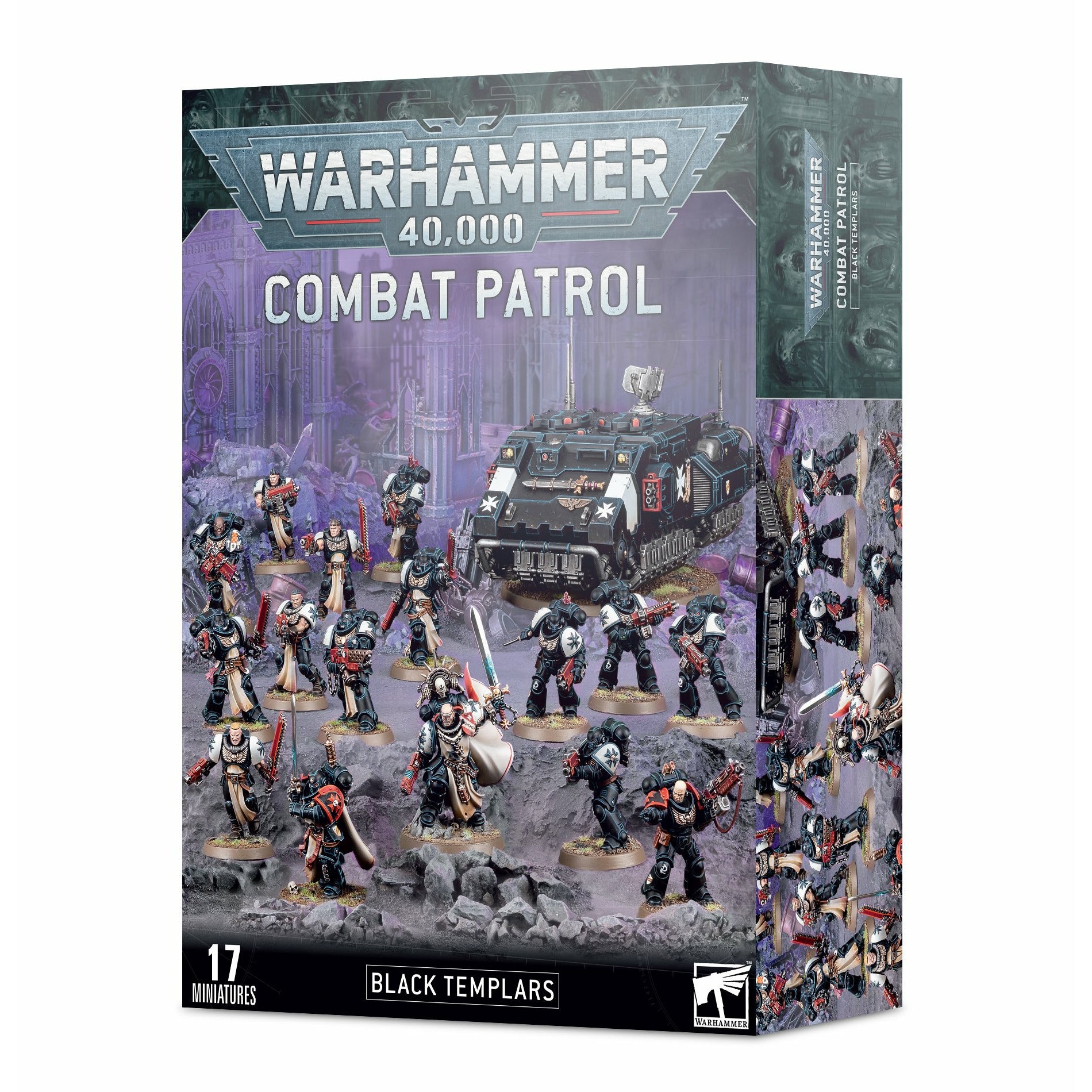 Black Templars Combat Patrol - Sigurd's Crusaders | Warhammer 40K Tabletop Miniature Game Set for Strategy Battles & Collectors