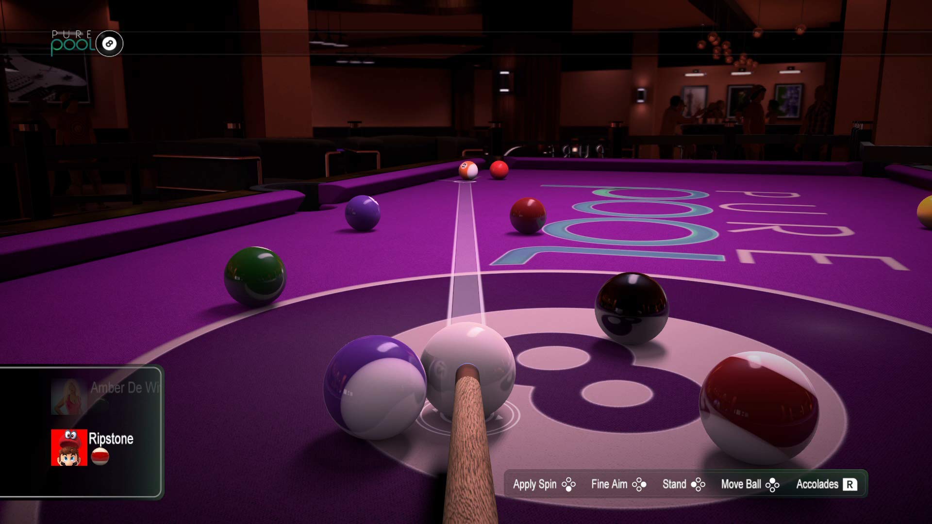Pure Pool - Nintendo Switch Game - Realistic Billiards Simulation for Home & Party Entertainment