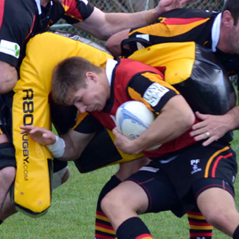 R80 Force Hook Rugby Contact Shield - Protective Gear for Rugby Training & Matches | High Impact Resistance for Safe Tackling & Defense | Perfect for Rugby Players, Coaches & Teams