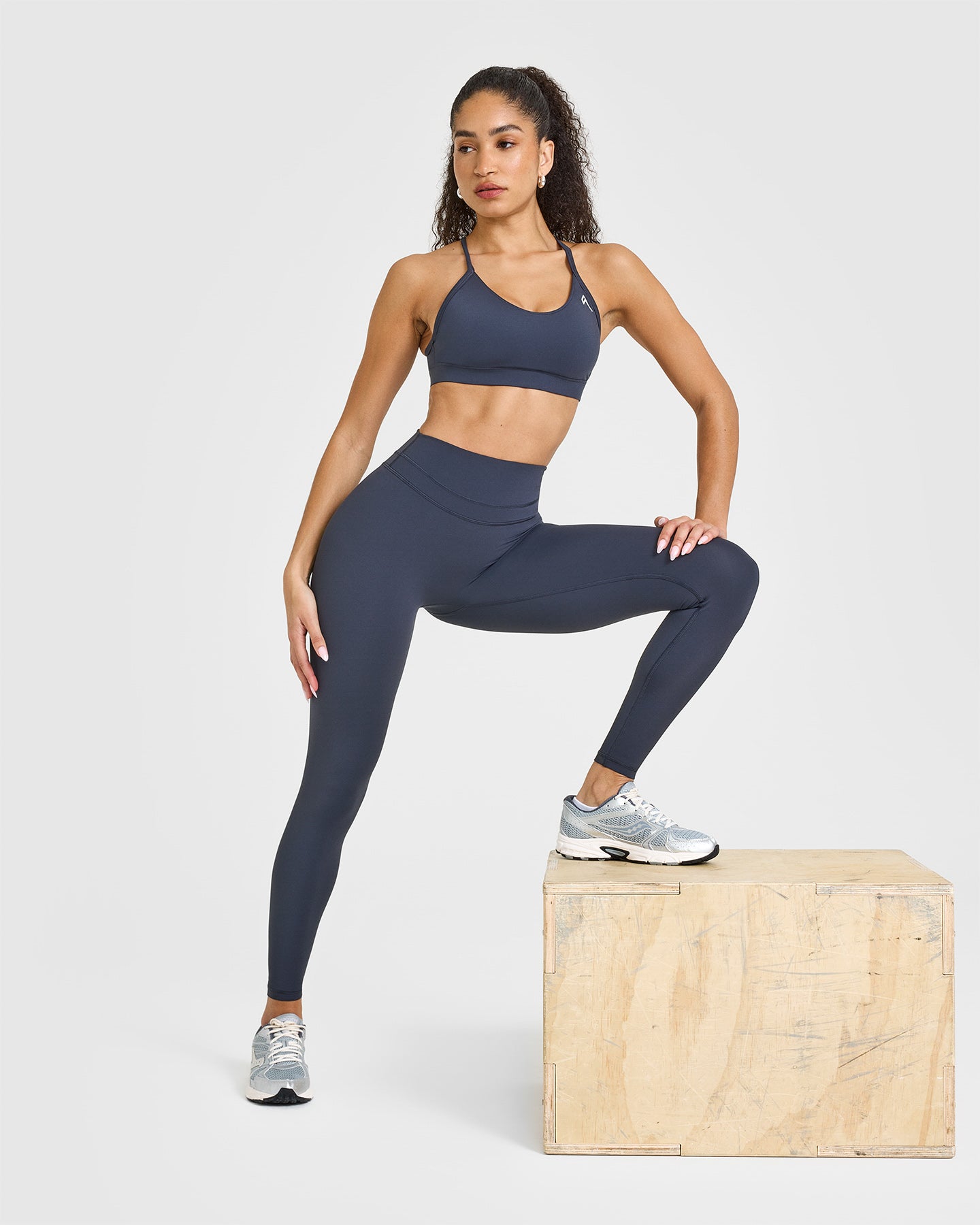High Waisted Leggings for Women - True Blue Seamless Yoga Pants | Perfect for Workout, Yoga & Everyday Wear