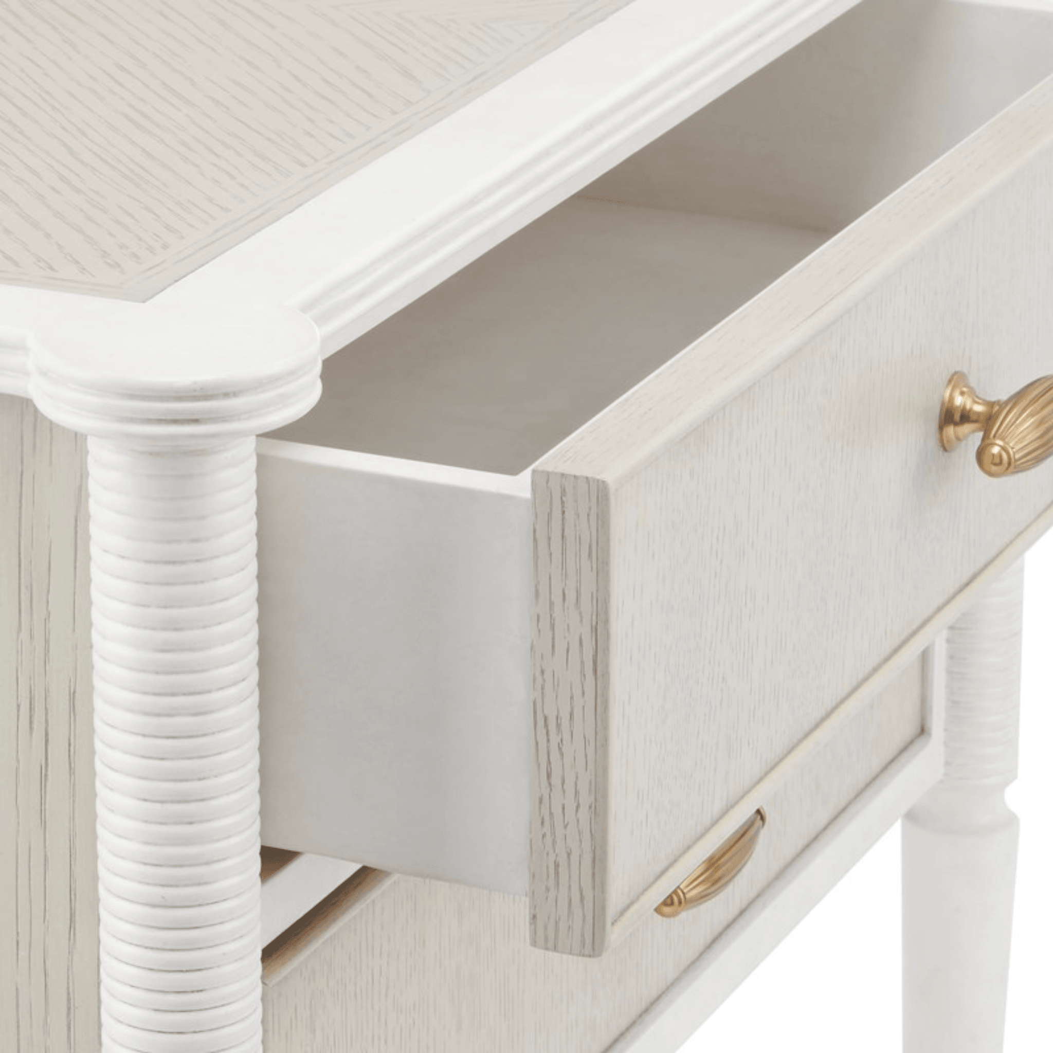 Aster White Nightstand - Modern Bedside Table with Storage Drawer for Bedroom, Living Room & Guest Room - Compact & Stylish Night Stand for Small Spaces