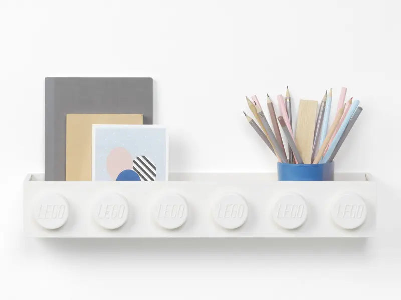 LEGO-Compatible Book Shelves for Kids & Adults - Black, White, Gray - 30% OFF - Perfect for Bedroom, Playroom & Office Organization
