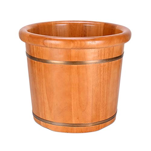 Premium Solid Wood Foot Soaking Tub - Natural Wooden Pedicure Bowl for Spa & Massage, Home Foot Bath Basin with Ergonomic Design (Color: A) - Perfect for Relaxation, Pedicures & Foot Care at Home