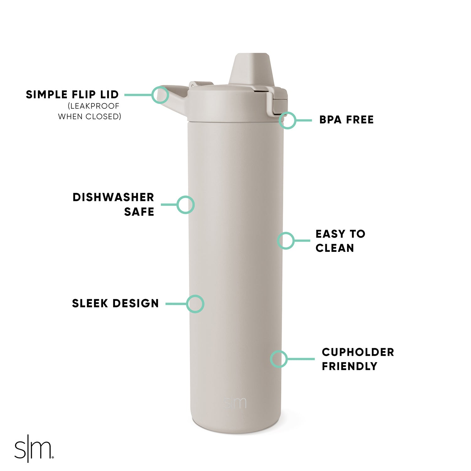 Stainless Steel Flip Straw Lid with Built-in Filter - Perfect for Tumbler Cups, Travel Mugs & Reusable Water Bottles
