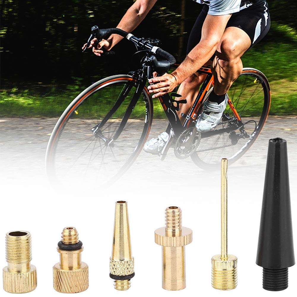 15 PCS Air Valve Kit - Portable Pump Valve Converter with Copper DV SV AV Adapters for Bikes, Cars, Motorcycles & Inflatables - Perfect for Travel, Camping & Emergency Repairs
