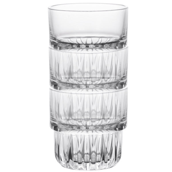 BarConic® 8 oz Texan™ Rocks Glass - Heavy Base Whiskey Glass Set of 4 - Perfect for Bourbon, Scotch, Cocktails & Home Bar Entertaining