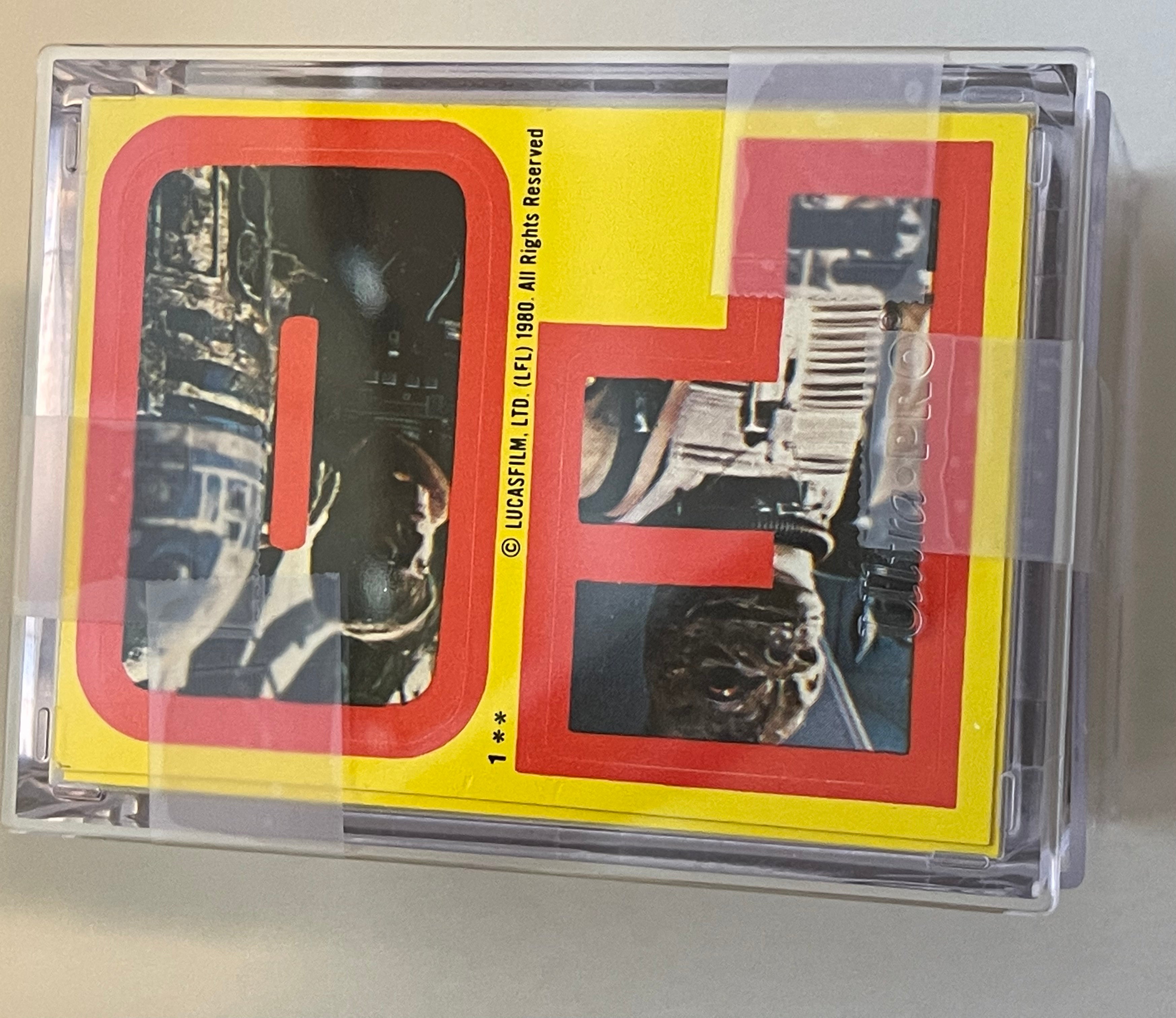 Empire Strikes Back Series 1 Rare Trading Cards & Stickers - 1980 Vintage Collectible Set in High Grade Condition | Star Wars Memorabilia for Display & Investment