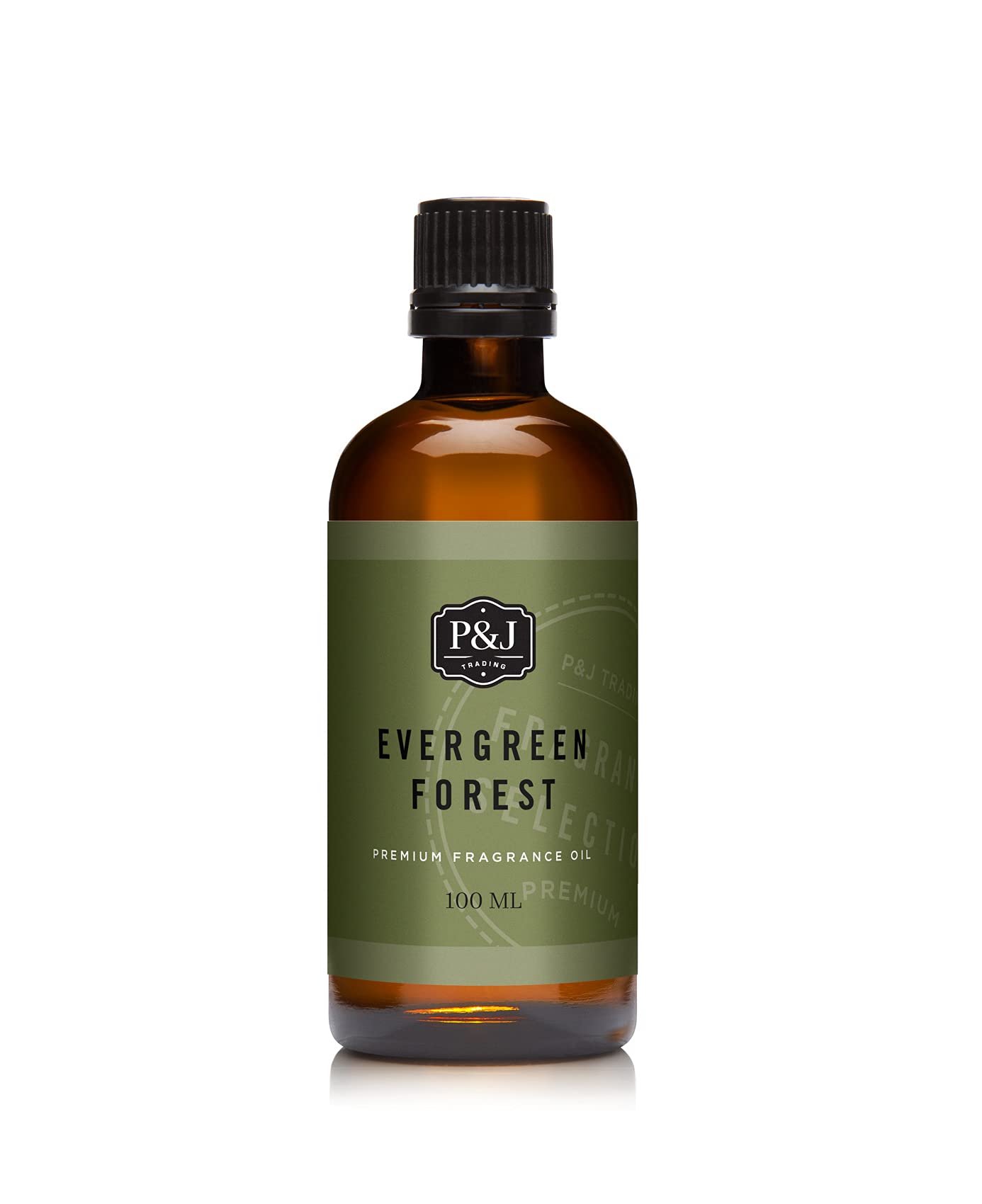 P&J Trading Evergreen Forest Fragrance Oil 100ml - Premium Candle Making Scents, Soap Making Supplies & Diffuser Oils | Fresh, Woodsy Aroma for Home, Spa & DIY Projects