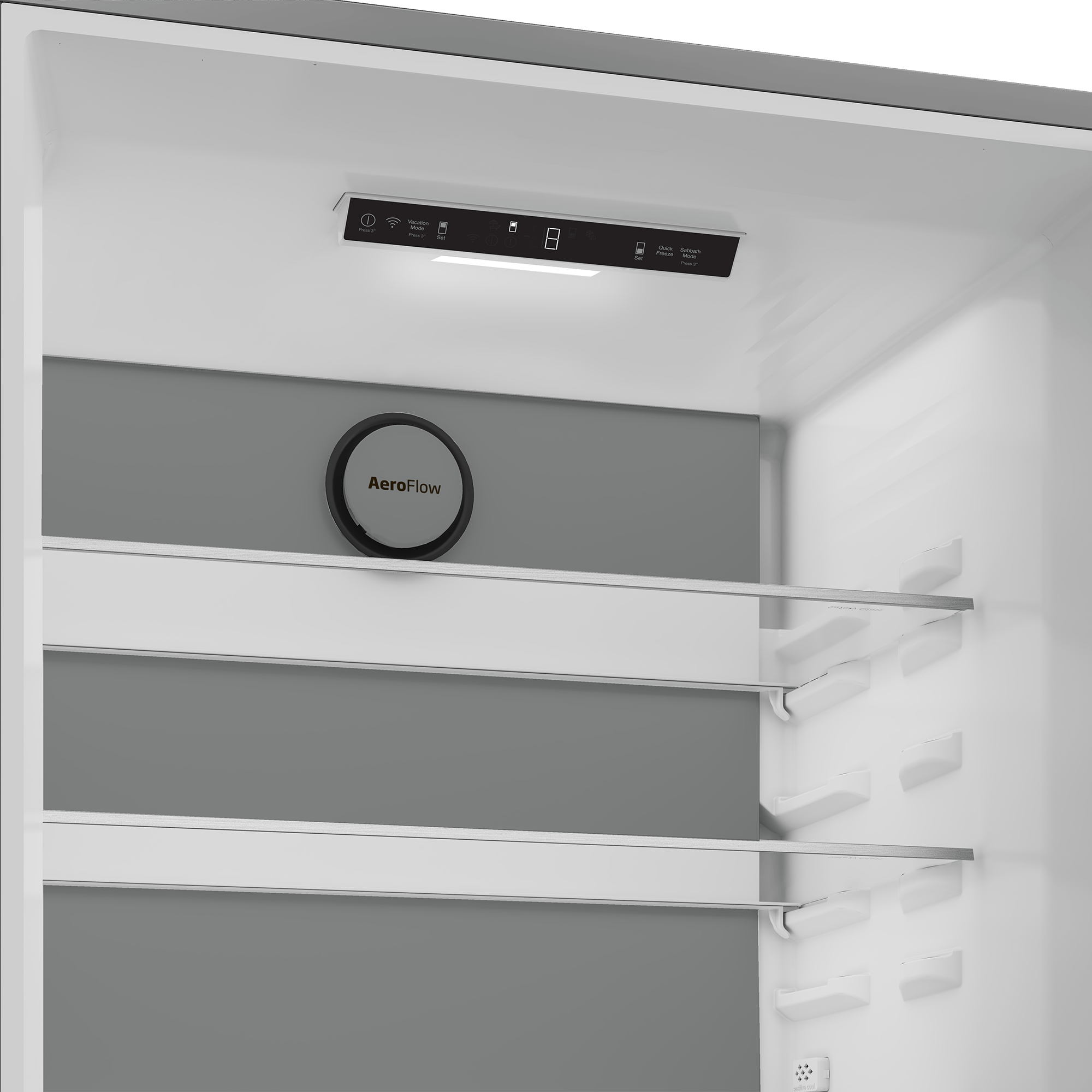 Beko BFBD30216SSL 30-Inch Bottom Freezer Refrigerator with HarvestFresh Technology - Energy Efficient Stainless Steel Fridge for Kitchen, Home, and Office Use